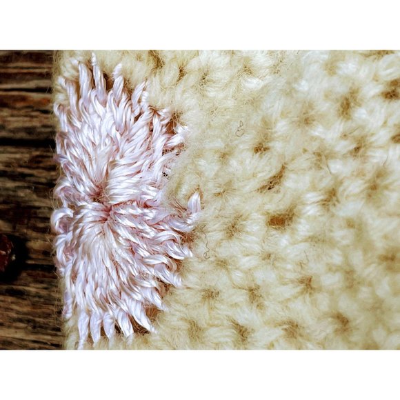 Antique lot crochet baby hat Wool/cotton - Picture 11 of 16